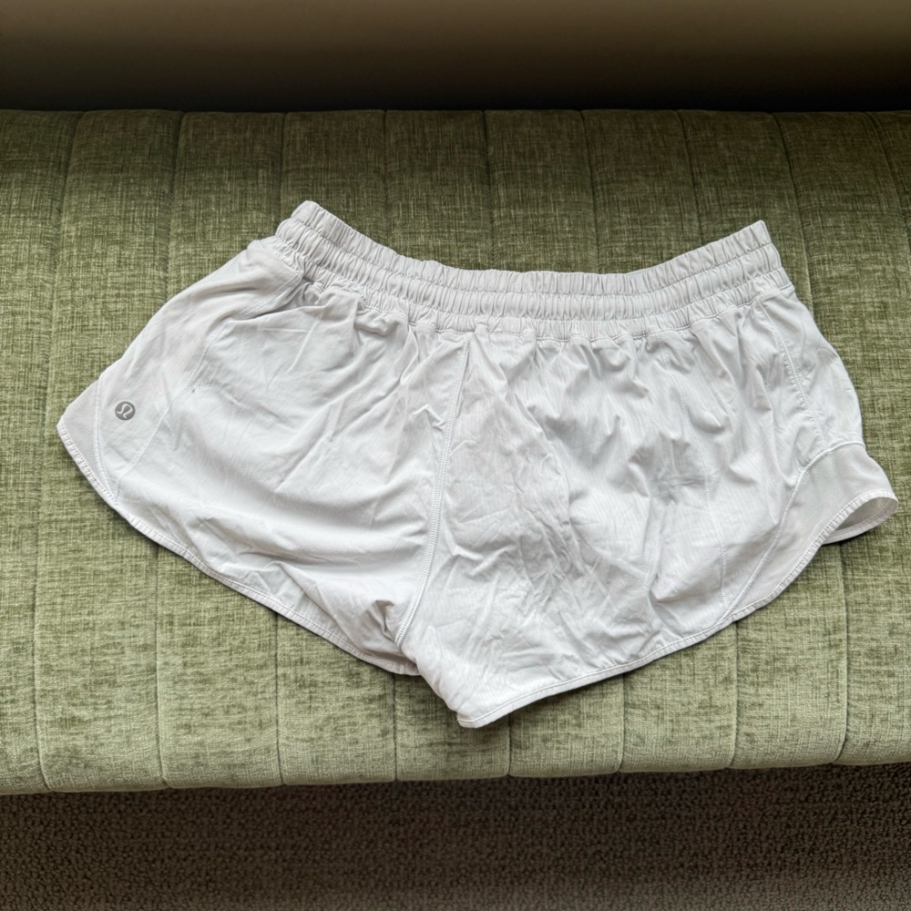 lululemon athletica White Athletic Shorts